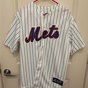 Majestic New York Mets David Wright Jersey Men's White, Large NWT